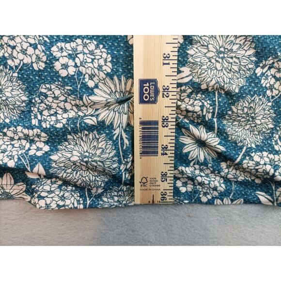 Azalea by Firmiana Womens Tunic Blouse Size 4X Blue Floral Daisy Plus - Picture 11 of 12